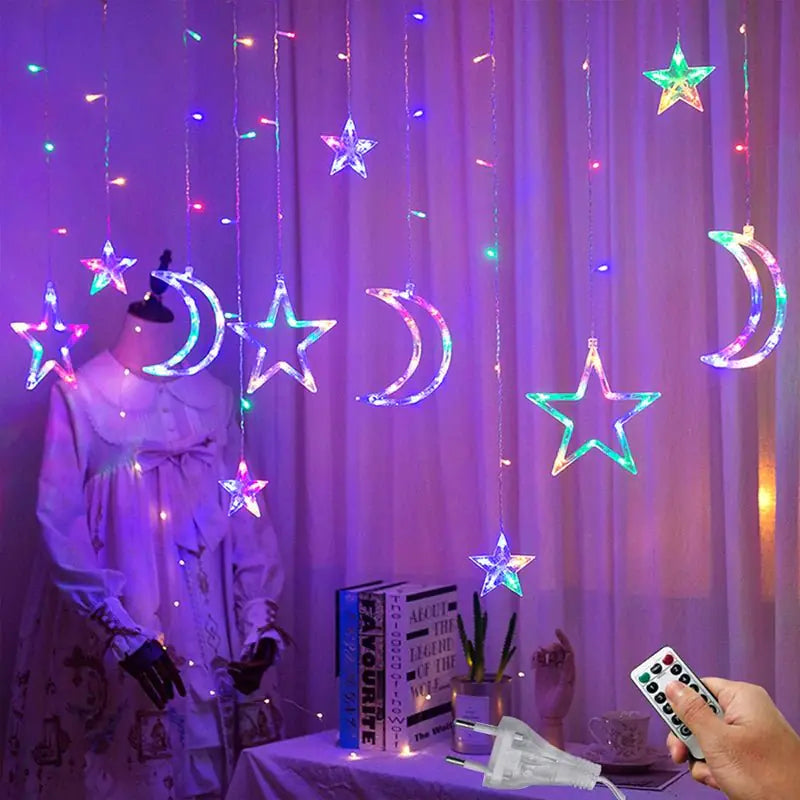 Christmas LED Curtain Fairy String Lights For Home - Lumiluxora